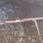 SPDA emenda compressão